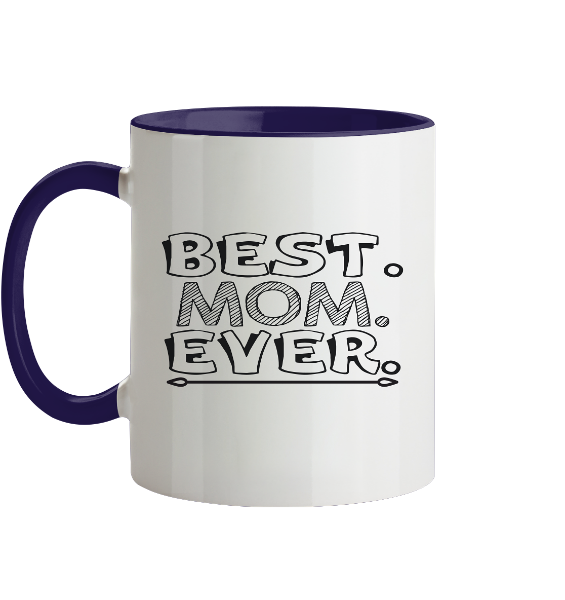 Best Mom - Tasse zweifarbig