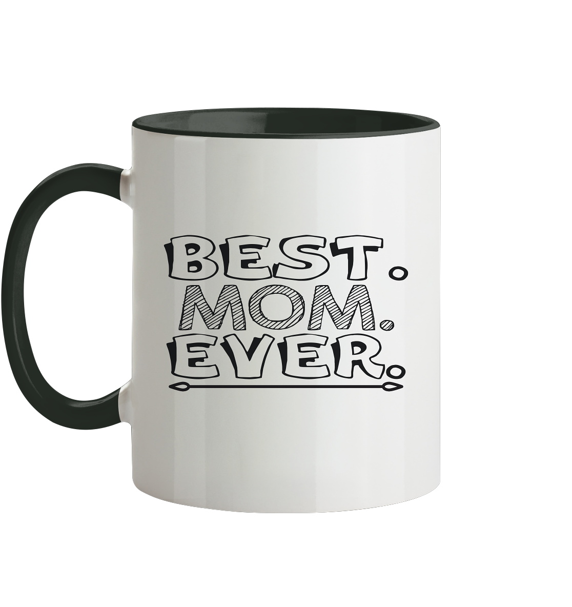 Best Mom - Tasse zweifarbig