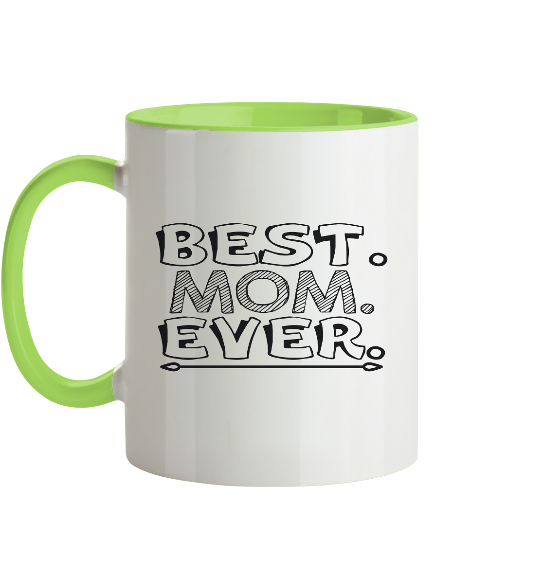 Best Mom - Tasse zweifarbig