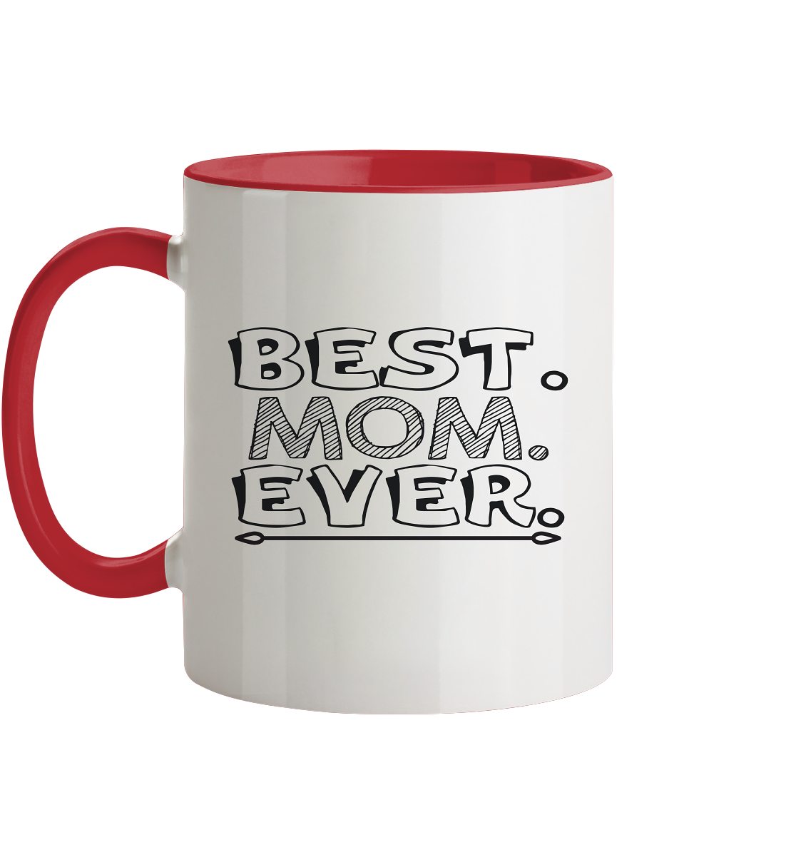 Best Mom - Tasse zweifarbig