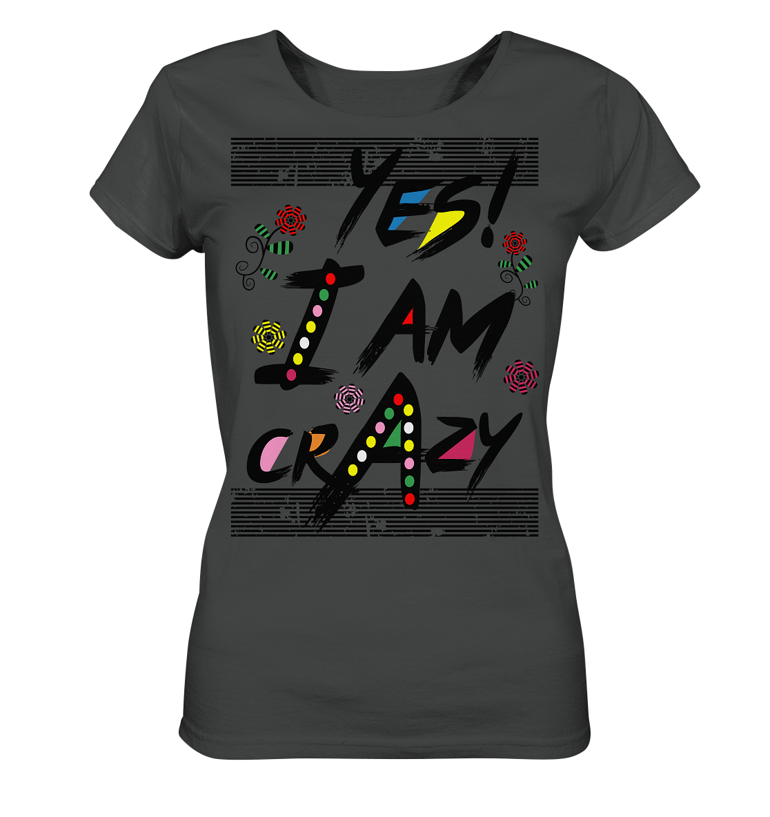 Crazy - Ladies Organic Shirt