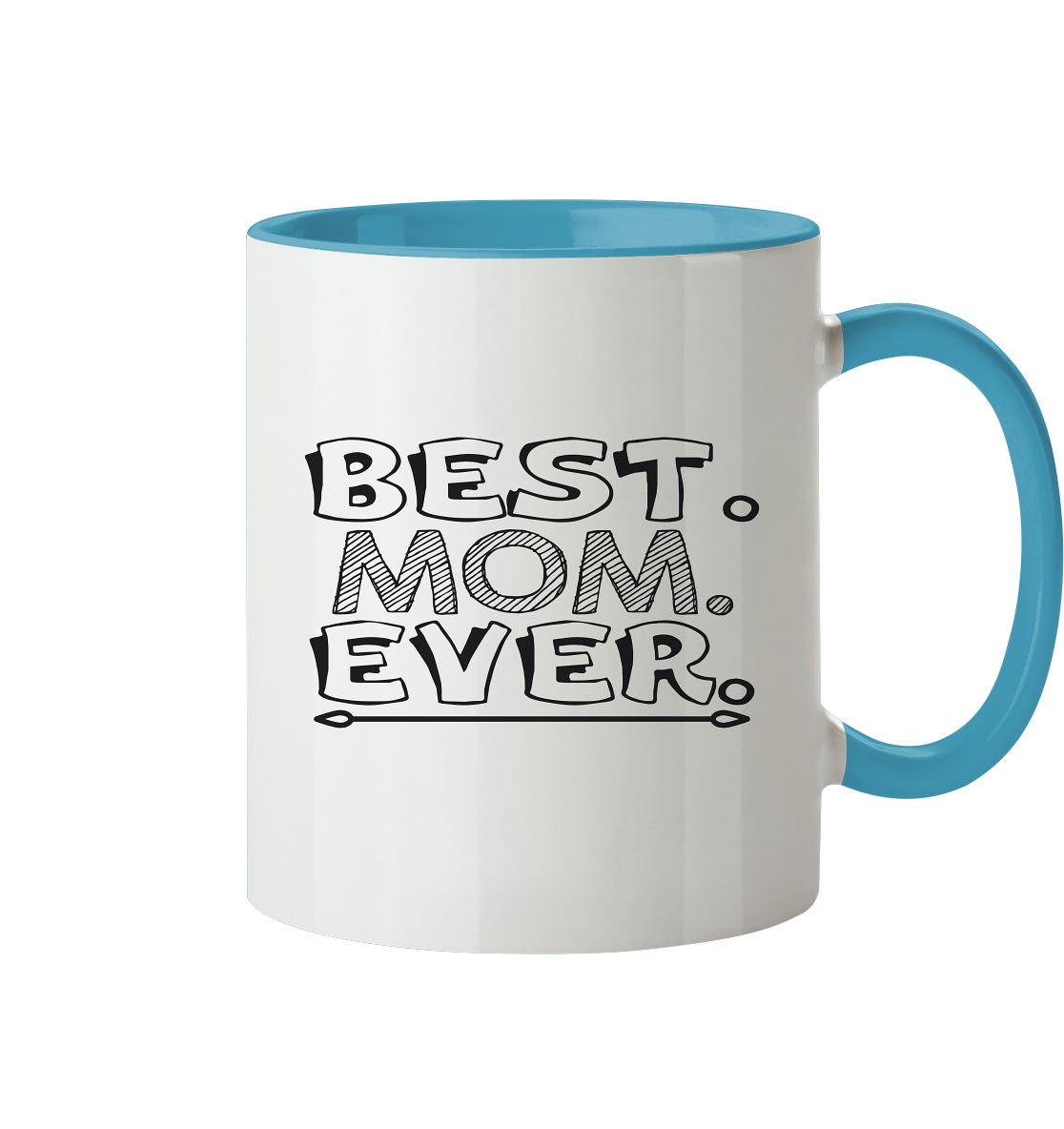 Best Mom - Tasse zweifarbig