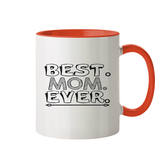 Best Mom - Tasse zweifarbig