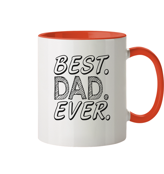 Best Dad - Tasse zweifarbig